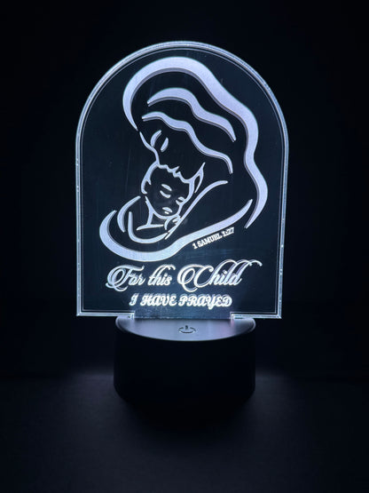 For This Child I Have Prayed (Display)