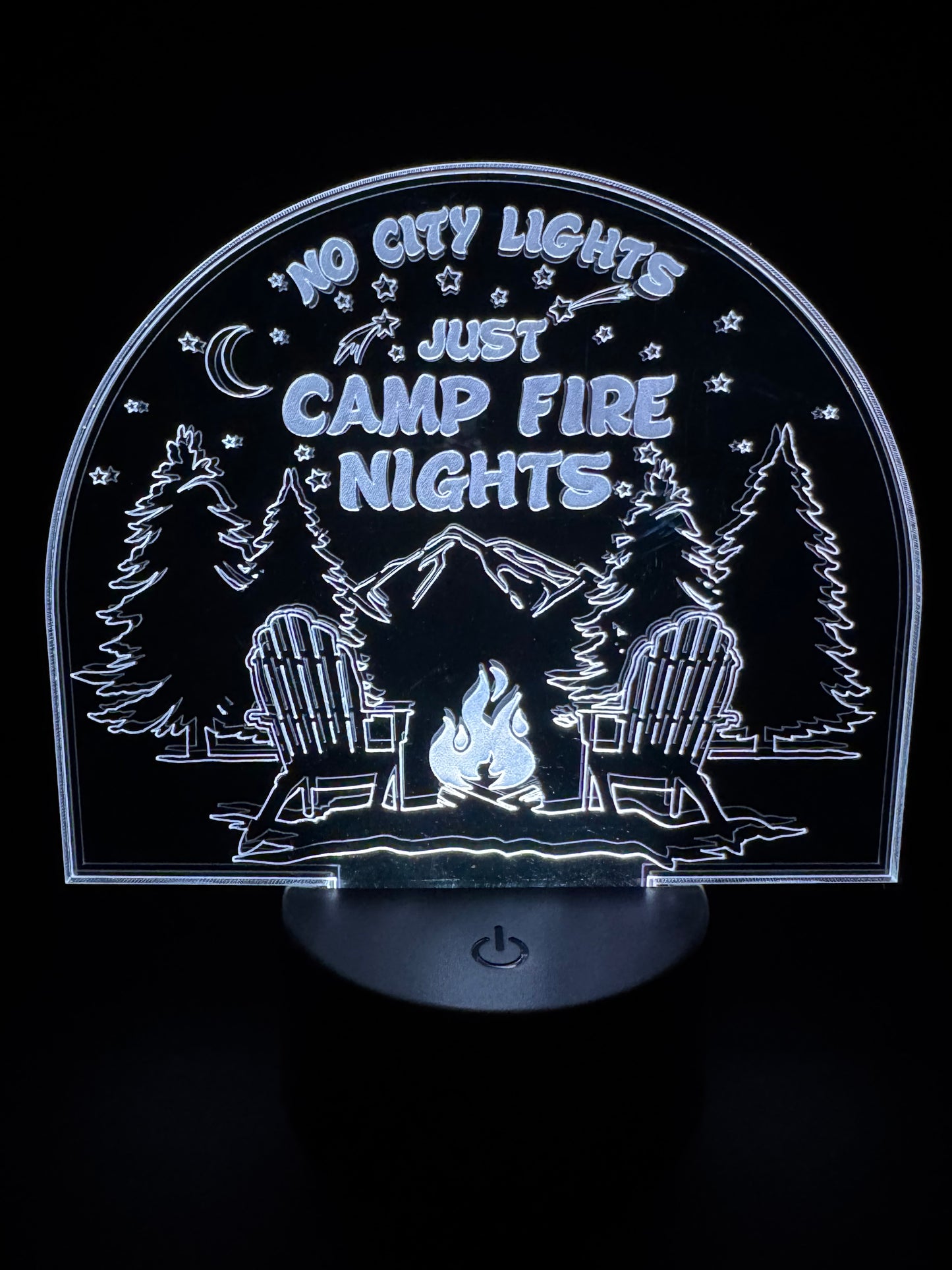 No City Lights Just Campfire Nights (Display)