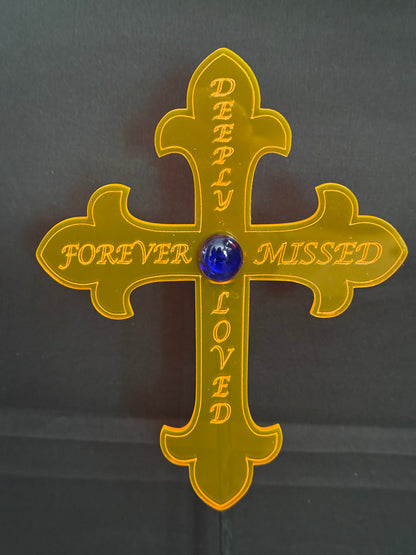 Cross (Deeply Loved Forever Missed)